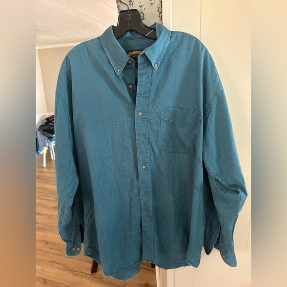 Cambridge Classics Other - Cambridge Men's Teal Dress Shirt